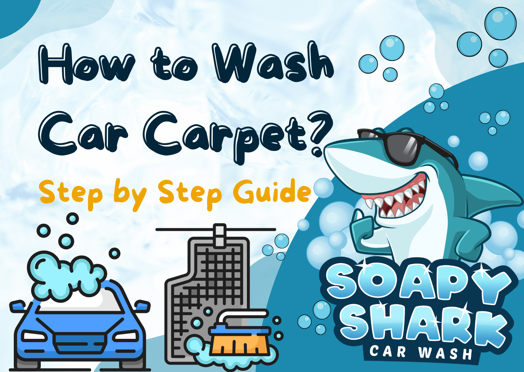 Guide to Cleaning Car Carpets Soapy Shark Car Wash Tips